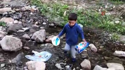kamera -  4 yaşındaki Batuhan’dan “Lütfen çevreyi kirletmeyelim” uyarısı Videosu