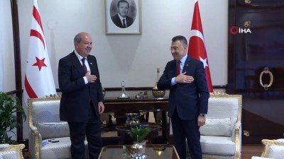 boru hatti -  Cumhurbaşkanı Yardımcısı Oktay KKTC Başbakanı Tatar ile görüştü Videosu