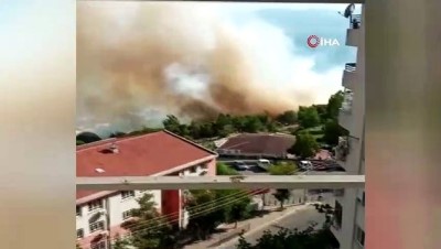  İzmir’de askeri alandaki orman yangını kontrol altında