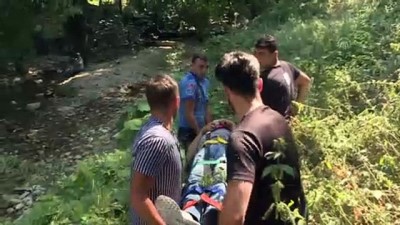 Kayalıklardan düşen kişi yaralandı - BURSA