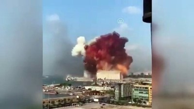 Lübnan'ın başkenti Beyrut'ta patlama (2)