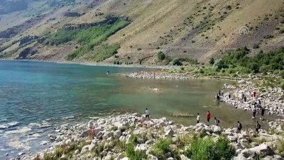 goller - Nemrut Krater Gölü yerli ve yabancı ziyaretçilerin akınına uğruyor - BİTLİS Videosu