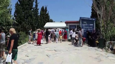 termal su - Pamukkale'yi bayramda 20 bin kişi ziyaret etti - DENİZLİ Videosu