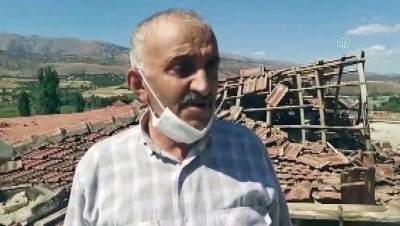 Pütürge'deki depremde hasar gören evler - MALATYA