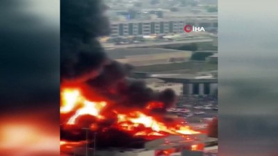  - Birleşik Arap Emirlikleri'nde çarşıda korkutan yangın
