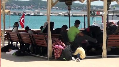 siginma -  Ayvalık’ta 46 düzensiz göçmen Sahil Güvenlik ekipleri tarafından kurtarıldı Videosu
