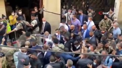 yardim ucagi -  - Lübnanlı kadından Fransa Cumhurbaşkanı Macron'a: 'Parayı yolsuz hükümetimize vermeyin' Videosu