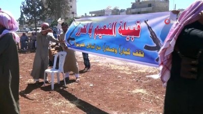  - İdlib halkından liderleri öldürülen aşirete destek protestosu