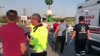 ilk mudahale -  Yaralanan oğlunu ambulansta gören baba telaşe kapıldı Videosu