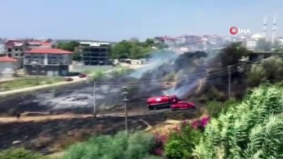 elektrik hatti -  Manavgat Ilıca'da korkutan orman yangını Videosu