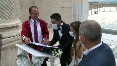 mel b -  13 asır sonra antik kentte ilk nikah kıyıldı Videosu