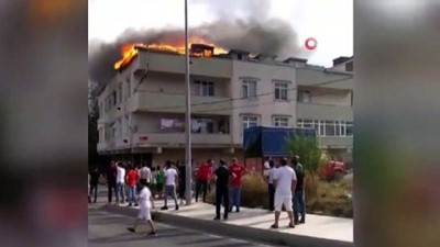 cati kati -  Arnavutköy’de mangaldan tutuşan çatı alev alev yandı Videosu