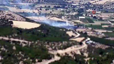 itfaiye araci -  Çanakkale’de tarım arazisindeki yangın kontrol altında Videosu
