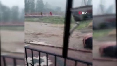 sparta -  Isparta’da sağanak yağış Yakaören köyünde sele neden oldu Videosu