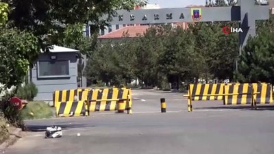 supheli canta -  - Jandarma binası kapısında şüpheli çanta paniği Videosu
