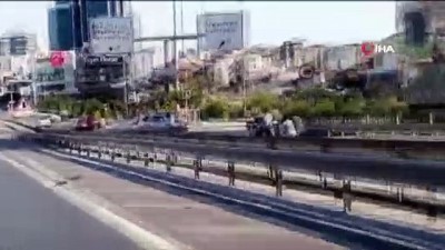 d100 karayolu -  D-100 Karayolu'nda sepetli motosiklet ile tehlikeli yolculuk Videosu