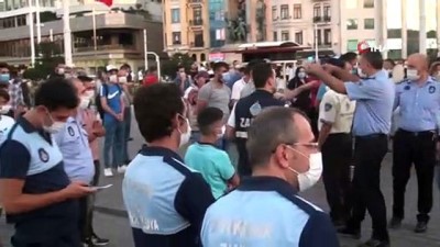 zabita ekibi -  İstiklal Caddesi’nde Zabıta Teşkilatı’ndan yıldönümü töreni öncesi atlı prova Videosu