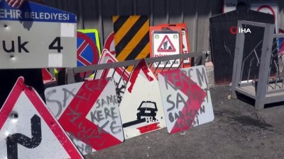 hedef tahtasi -  Malatya Büyükşehir’den işaret levhaları uyarısı Videosu