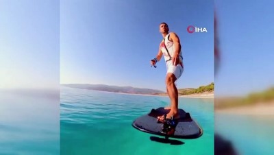  Kenan Sofuoğlu'ndan Salda’da fliteboard şov