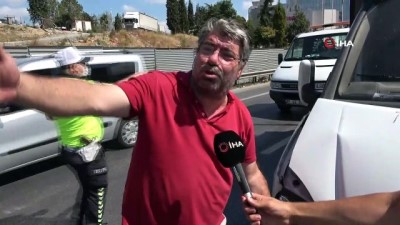 polis ekipleri -  Pendik D-100’de zincirleme kaza Videosu