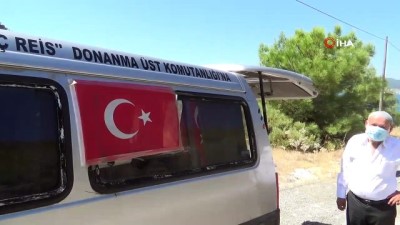  Elmacı Dede, Oruç Reis'e 50 kasa üzüm gönderdi