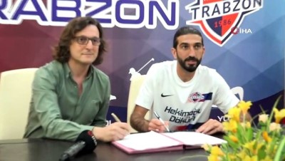 oyaca - Hekimoğlu Trabzon FK, Burhan Eşer ile sözleşme imzaladı Videosu
