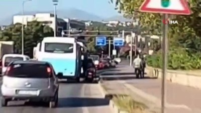  Karabük’te ilginç kaza kamerada