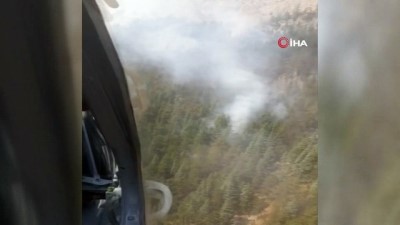  - Pozantı’daki orman yangınını söndürme çalışmaları devam ediyor