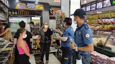 polis ekipleri -  Samandağ'da kapsamlı maske denetimi Videosu