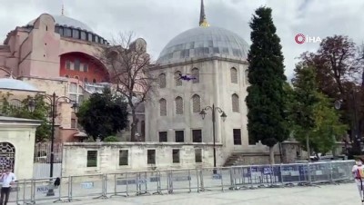  Sultanahmet Meydanı’nda drone ile denetim