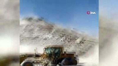 is makinesi -  Van-Hakkari karayolundaki heyelan kamerada Videosu