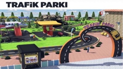 trafik parki -  Şahinbey Belediyesinden çocuklara özel  iki yeni trafik parkı Videosu