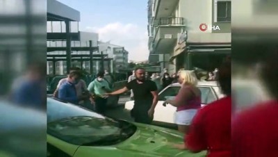 kamyoncu -  Sincan'da tekmeli tokatlı yol verme kavgası kamerada Videosu