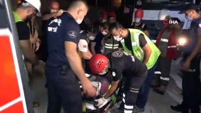 metro insaati -  Kadıköy-Kozyatağı metro şantiyesinde iş kazası: 2 yaralı Videosu