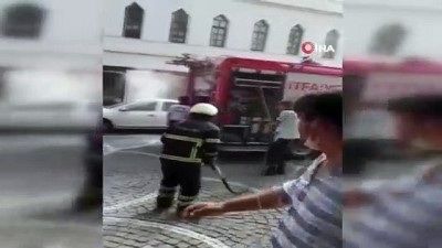 zabita memuru -  Yasak yere park edilen araçta yangın çıktı Videosu