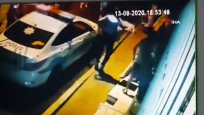 polis ekipleri -  Akrobasi yapan kadın balkondan böyle düştü Videosu