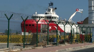 arastirma gemisi -  Oruç Reis Antalya’da bakıma alındı Videosu