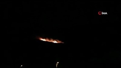  Soma'da ormanlık alanda yangın