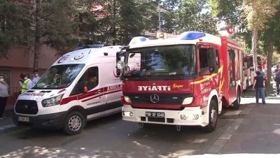 patlama sesi -  Başkent'te korkutan yangın Videosu