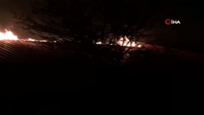  Simav’da korkutan fabrika yangını