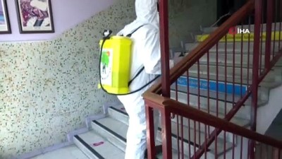  Yüz yüze eğitim öncesi okullar dezenfekte ediliyor