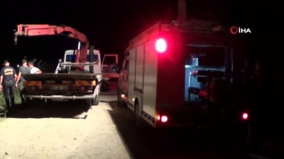  Aydın'da kamyonet kanala uçtu; 1 ağır 2 yaralı