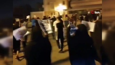  - Bahreyn halkından  normalleşmeyi reddeden protesto