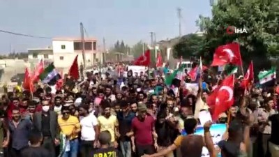 idlib -  - İdlib’te sivillerden rejim karşıtı protesto Videosu