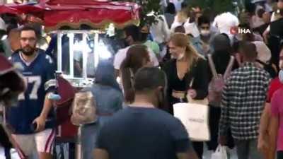 istiklal caddesi -  İstiklal Caddesi'ndeki yoğunluk pes dedirtti Videosu