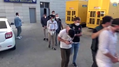 safak operasyonu -  Torbacılara şafak operasyonunda gözaltına alınan 14 kişi adliyeye sevk edildi Videosu