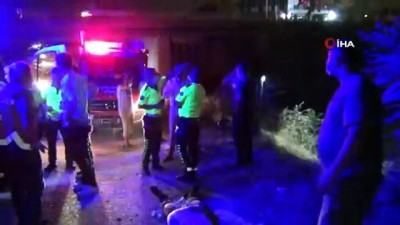  Dereye uçan otomobilde can pazarı: 4 yaralı