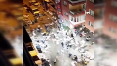aybasi -  Düğünde kavga çıktı, mahalle savaş alanına döndü Videosu