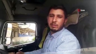  Havale geçiren kızı çöp kamyonuyla hastaneye yetiştirdi