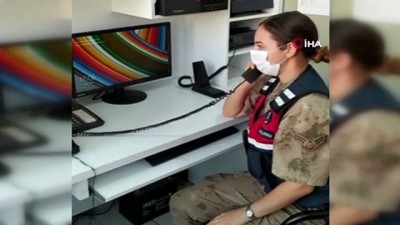  Jandarmadan karantinadaki genç kıza doğum günü sürprizi